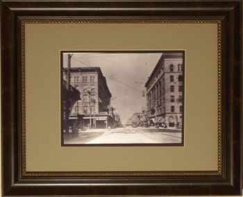 Main Street Looking North from Texas - Circa 1900 - Houston, Texas