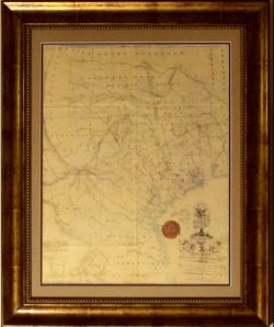 Old Texas Map